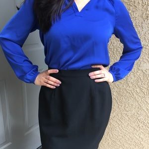 Black Carole Little Pencil Skirt